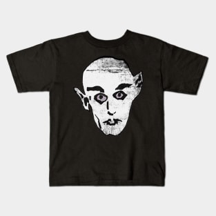 Nosferatu vampire face Kids T-Shirt